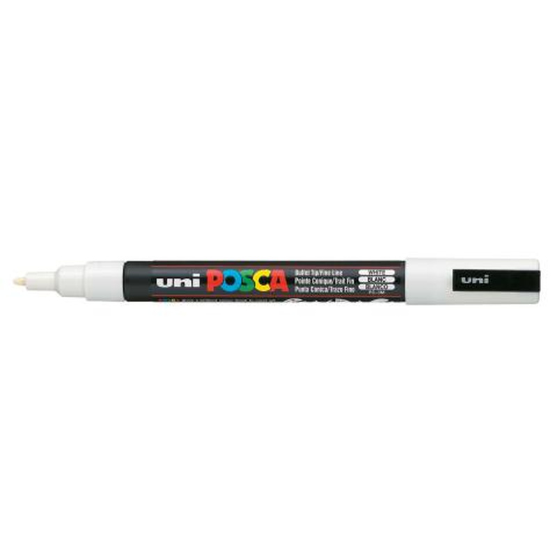 Маркер UNI POSCA художній (PC-3M.White), білий